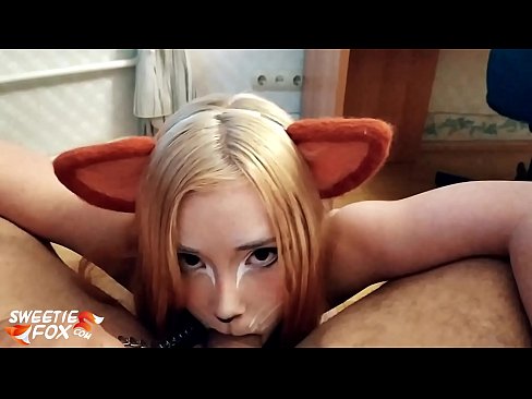 ❤️ E folo e Kitsune le titi ma le cum i lona gutu ❤ Vitio feusua'iga ☑